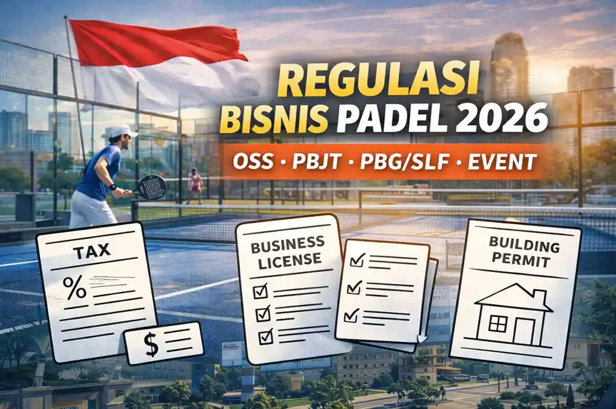 Regulasi Bisnis Padel di Indonesia 2026: OSS, PBJT, PBG/SLF, Event