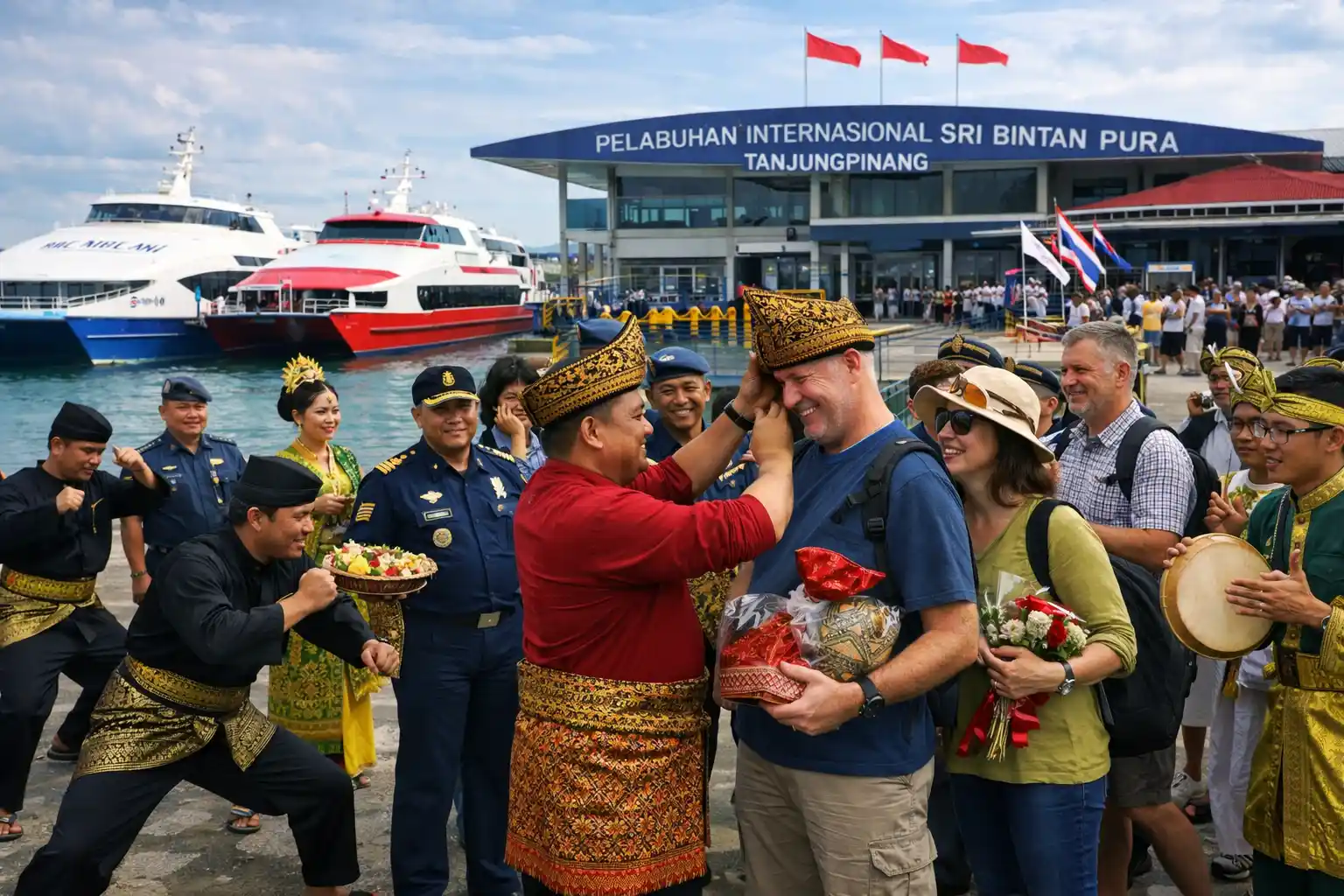 Kedatangan Wisman 2026 Disambut Meriah di Sri Bintan Pura