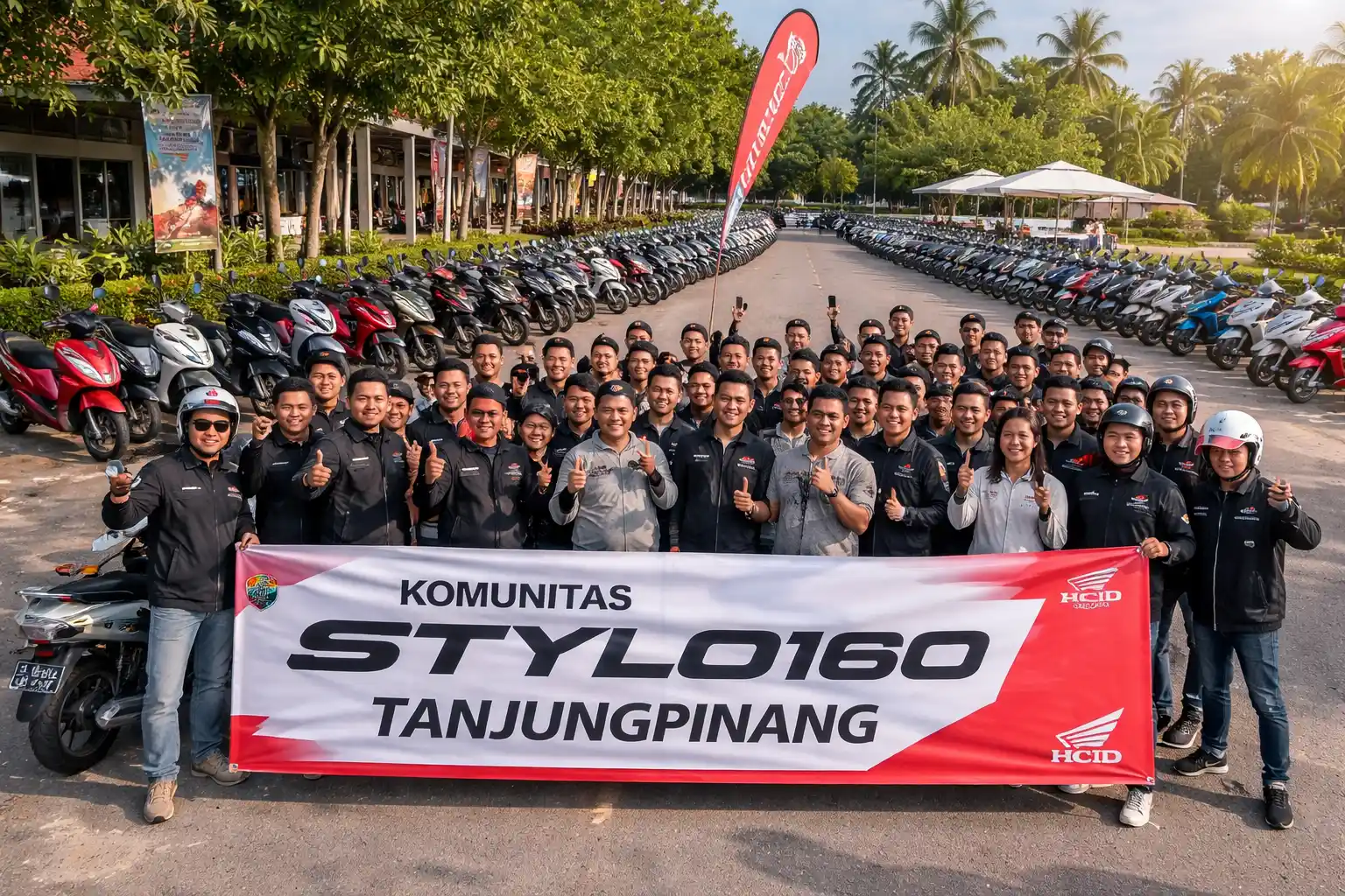 Komunitas Honda Stylo160 Resmi Mengaspal di Tanjungpinang