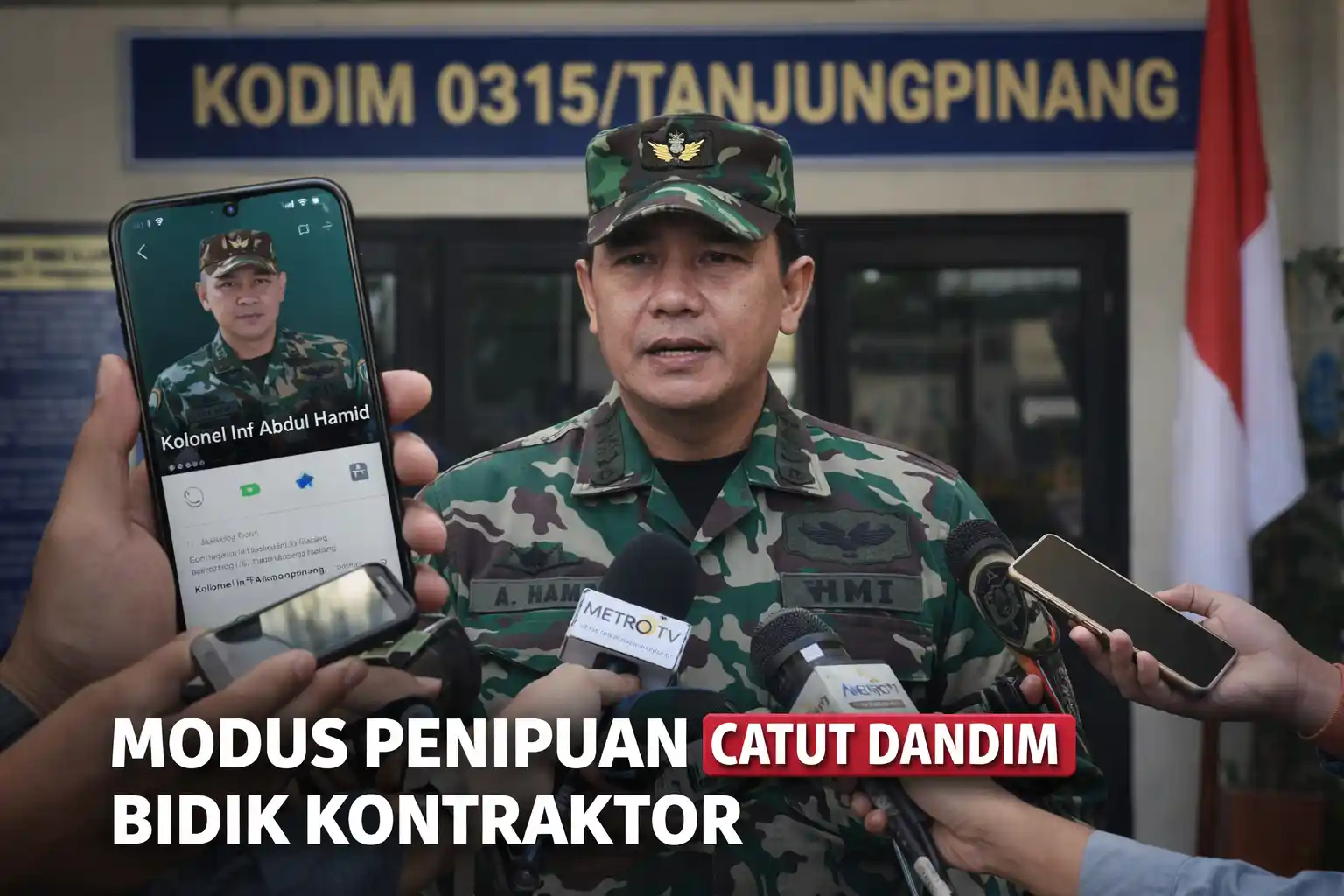 Modus Catut Dandim Bidik Kontraktor Di Tanjungpinang