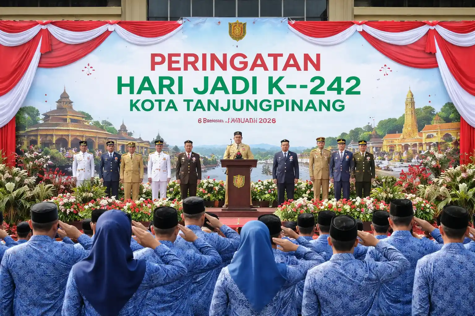 Peringatan Tanjungpinang Ke-242 Digelar Sederhana Pemko