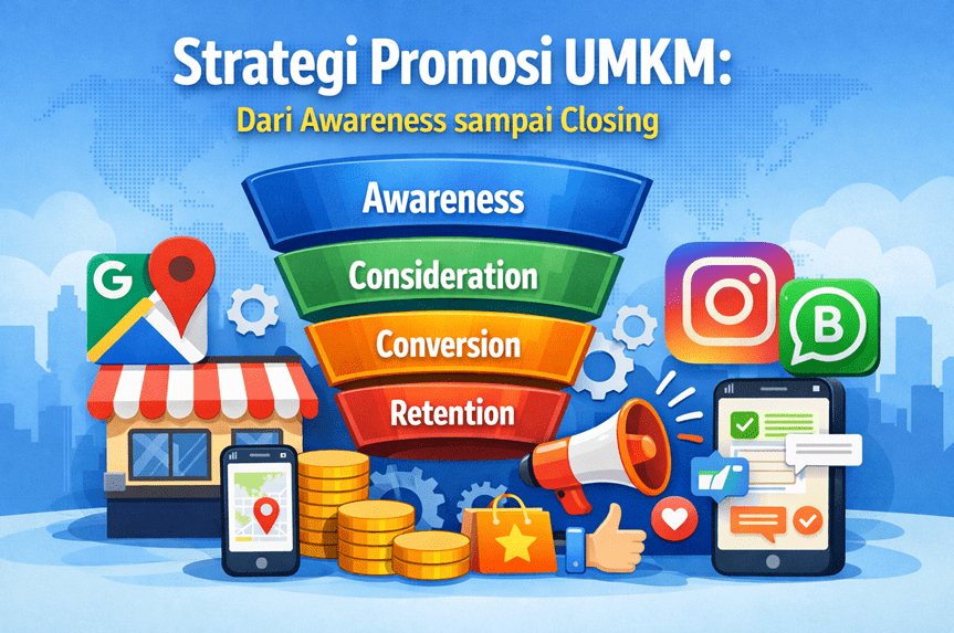 Strategi Promosi UMKM: Panduan Praktis dari Awareness sampai Closing